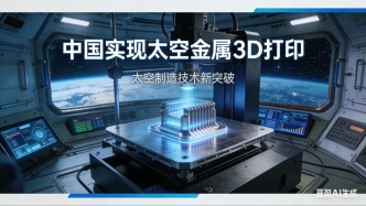 我國實現(xiàn)太空金屬3D打印