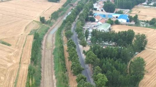 航拍美麗鄉(xiāng)村，共同創(chuàng)造美好生活，陵城區(qū)臨齊街道侯家村美麗全景