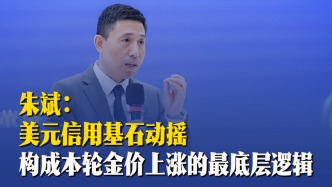 朱斌：美元信用基石动摇，构成本轮金价上涨的最底层逻辑