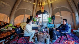 拉薩興起“露營烏托邦” 戶外愛好者探索生活新方式