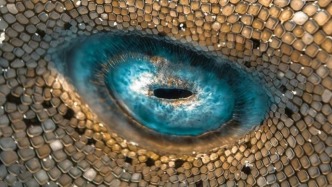 地球頂級掠食者的眼睛仿佛藏著浩瀚星河的“惡魔之瞳”