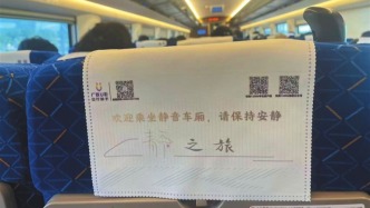 海南环岛高铁首次推出“静音车厢”服务