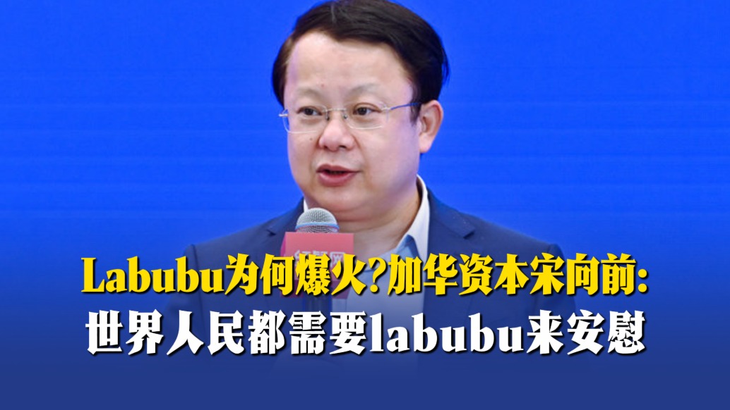 Labubu为何爆火？加华资本宋向前：世界人民都需要Labubu来安慰