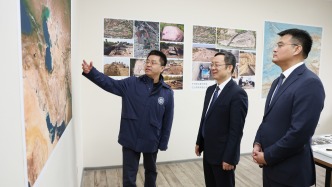 高翔調(diào)研中烏聯(lián)合考古隊 深化中烏文明交流互鑒