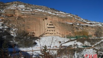祁連秘境中千年馬蹄寺石窟群“牽手”絲路新韻