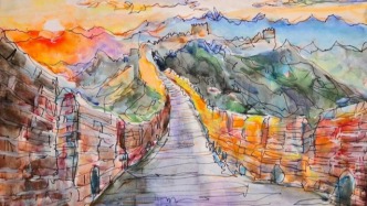 墨彩长城，余韵国城——余国城先生长城主题画作赏析