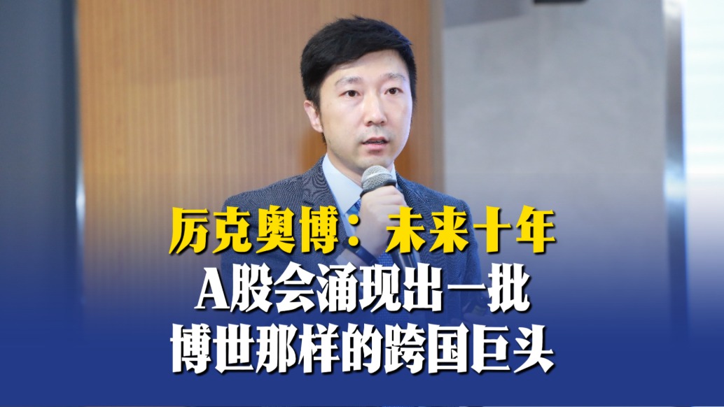 厉克奥博：未来十年，A股会涌现出一批博世那样的跨国巨头