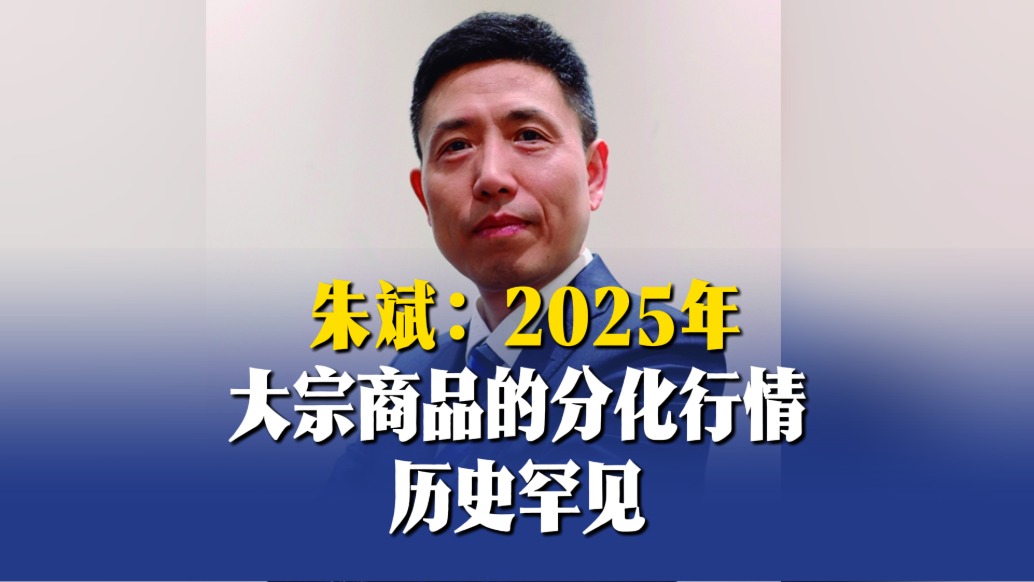 朱斌：2025年，大宗商品的分化行情历史罕见
