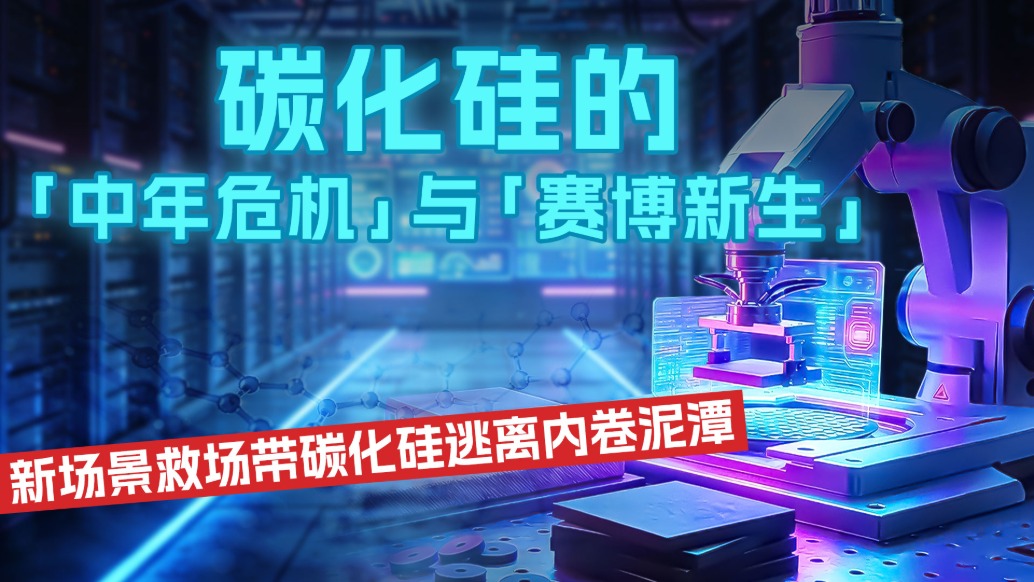 碳化硅的“中年危機”與“賽博新生”，新場景救場帶碳化硅逃離內(nèi)卷泥潭
