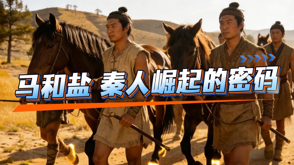 马年说马：五十里封地起家，老秦人靠马盐布局，一步步问鼎中原