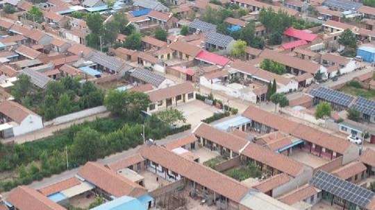 航拍美麗鄉(xiāng)村，陵城區(qū)-于集鄉(xiāng)（溫莊村）美麗鄉(xiāng)村，鄉(xiāng)村面貌煥然一新 