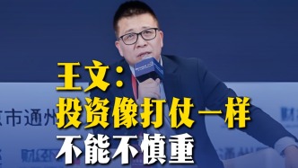 王文：投资像打仗一样，不能不慎重