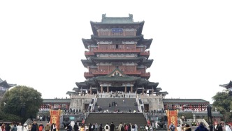 滕王阁旅游区新北门暂停人工售票