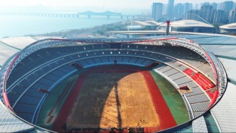 南昌国体中心“焕新”迎接赣超新赛季