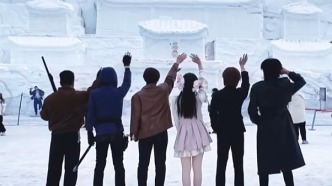 长白山云顶天宫雪雕今冬暂别！