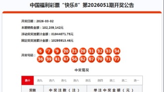 3月2日福彩开奖公告