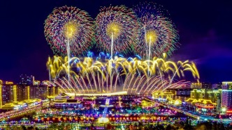 延吉元宵焰火秀，视觉盛宴！