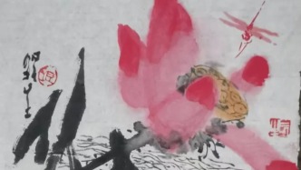 以山水之骨，写花鸟之魂