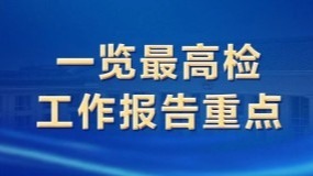 【新华社】一览最高检工作报告重点