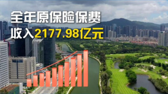 深圳全年原保險保費超2100億元，增速居一線城市首位