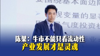 陈果：牛市不能只看流动性，产业发展才是灵魂