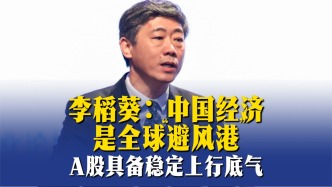 李稻葵：中國經(jīng)濟(jì)是全球“避風(fēng)港”，A股具備穩(wěn)定上行底氣