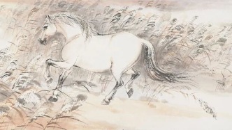 吳釗的馬，從歷史中走出，踏過煙雨，躍上春山