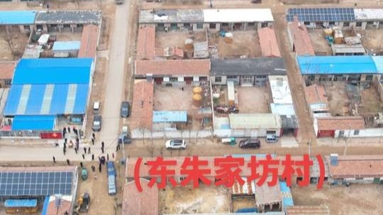 航拍美麗鄉(xiāng)村，陵城區(qū)～于集鄉(xiāng)（東朱家坊村），美麗鄉(xiāng)村我的家 