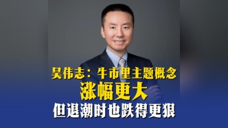 吳偉志：牛市里主題概念漲幅更大，但退潮時(shí)也跌得更狠