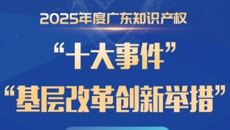投票啦！2025年度廣東知識產(chǎn)權(quán)“十大事件”“基層改革創(chuàng)新舉措”邀您來助力！
