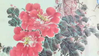 畫作賞析丨墨染芳華，筆綻國色——孫秋實先生牡丹長卷賞析