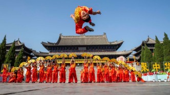 河南濮陽希望之家：精彩絕倫的武術(shù)表演令人嘆為觀止