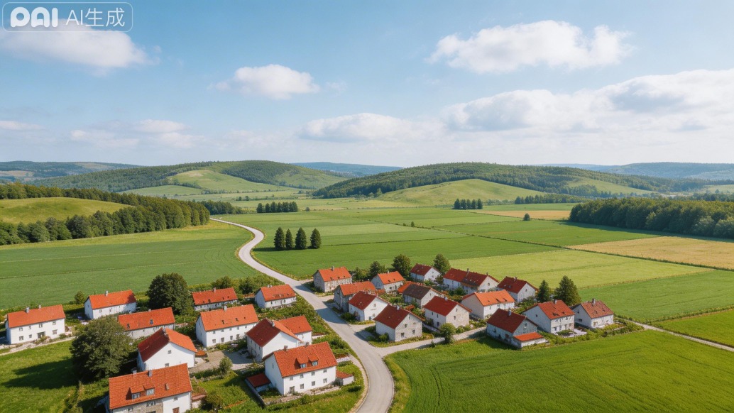 航拍美麗鄉(xiāng)村，德州市陵城區(qū)神頭鎮(zhèn)劉莊村美麗風(fēng)景，美麗鄉(xiāng)村歡迎您