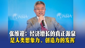 張維迎：經(jīng)濟(jì)增長(zhǎng)的真正源泉是人類(lèi)想象力、創(chuàng)造力的發(fā)揮