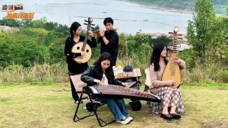 周末漫游重慶金海灣，隨拍一支樂隊的精彩演出，大家覺得怎么樣？