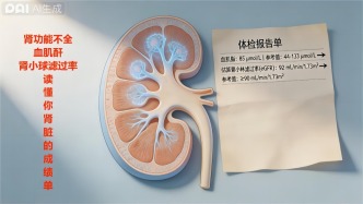 腎功能不全、血肌酐與腎小球?yàn)V過率——讀懂你的腎臟“成績單”