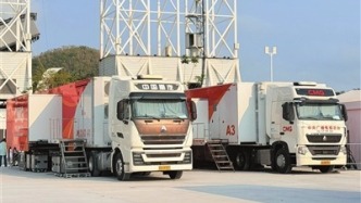 央視總臺4K/8K UHD轉(zhuǎn)播車抵達(dá)三亞