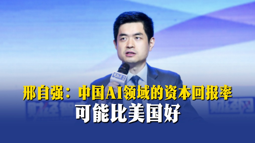 邢自强：中国AI领域的资本回报率可能比美国好
