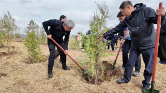 《生命树》的台词照进现实！兰大师生躬身力行，在萃英山种下希望，守护一方青绿。
