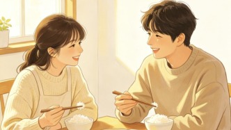 和一個人能不能相伴到老，看你們吃飯的樣子就知道