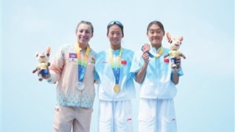 亞沙會游跑兩項(xiàng)女子個(gè)人賽冠軍林鑫瑜： 海南環(huán)境太好了 助力運(yùn)動員發(fā)揮最佳水平！
