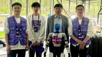 北交大亮相机器人半程马拉松！