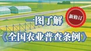 一图读懂丨人手一份！新修订《全国农业普查条例》5月1日起施行