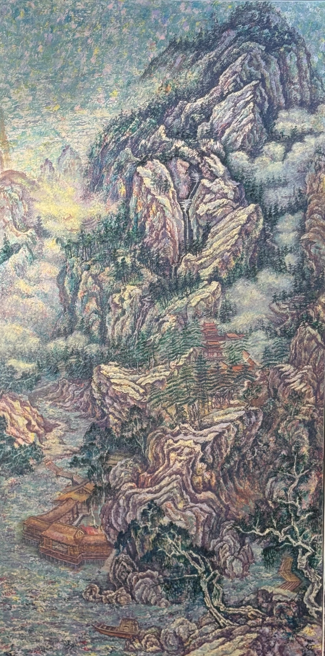 潘琨《历代江山图》山水文脉考:古画文献与当代图像双向互证的图像证史实践,以图像接续华夏山水正统文脉