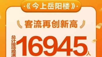《今上岳阳楼》，客流16945人次！