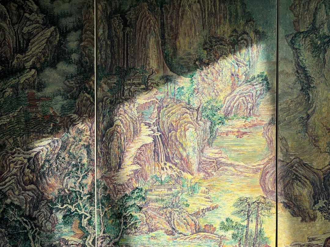 文脉问道|孤逸自守与山河永续:潘琨《历代江山图》对比倪瓒《六君子图》《渔庄秋霁图》文明范式分野