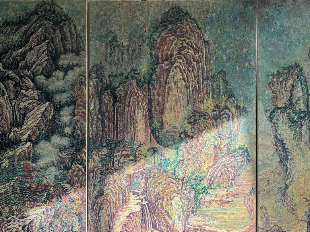 文脉问道|孤逸自守与山河永续:潘琨《历代江山图》对比倪瓒《六君子图》《渔庄秋霁图》文明范式分野