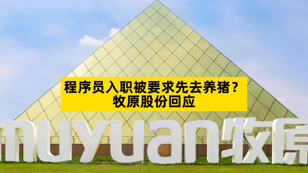 程序员入职被要求先去养猪？牧原股份回应