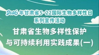 国际生物多样性日丨甘肃省生物多样性保护与可持续利用实践成果（一）