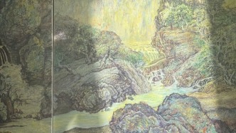 從潘琨《歷代江山圖》感悟宋畫至高造境：礦物素色藏萬象，光影幻彩賦山河